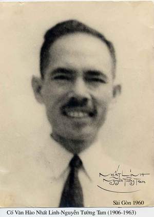 Chân dung Nhất Linh - Nguyễn Tường Tam