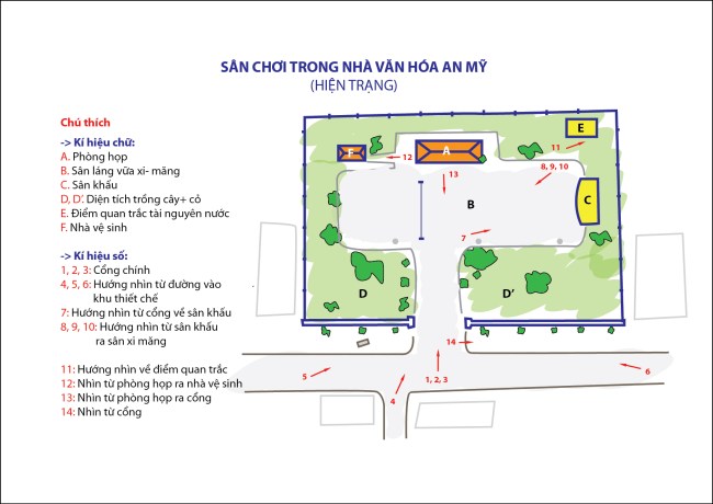 Hình 9: Mặt bằng hiện hữu