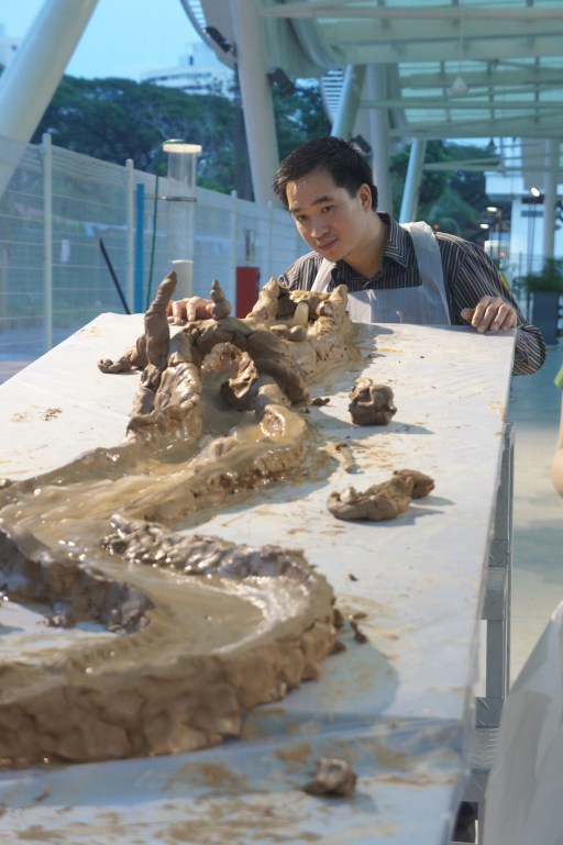 Chiêm ngưỡng dòng sông khi đã ổn định dòng chảy.