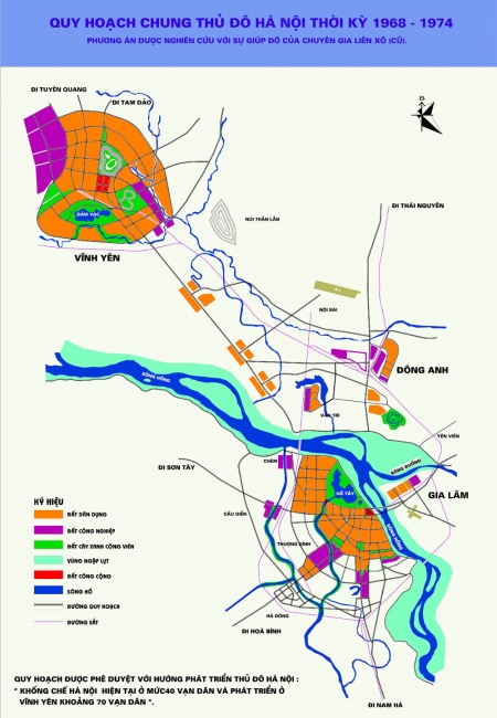 Quy hoạch Hà Nội thời kỳ 1968 - 1974