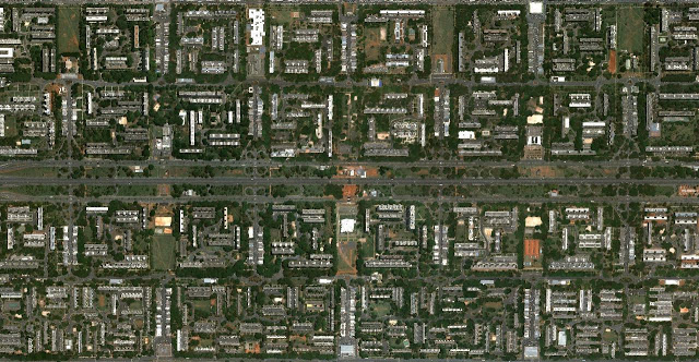 Hành lang đô thị phía nam thành phố - Ảnh vệ tinh