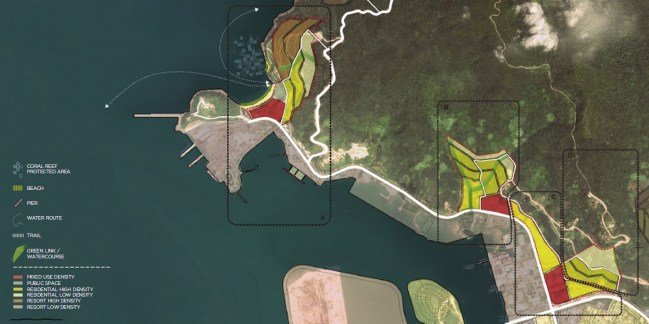 Quy hoạch khu vực vịnh phía Tây. Nguồn: Viện Quy hoạch Đà Nẵng